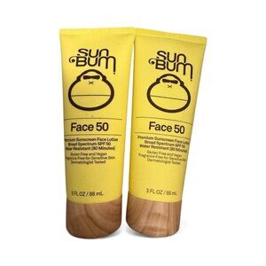 Sun bum face sunscreen SPF 50     Lot of 2